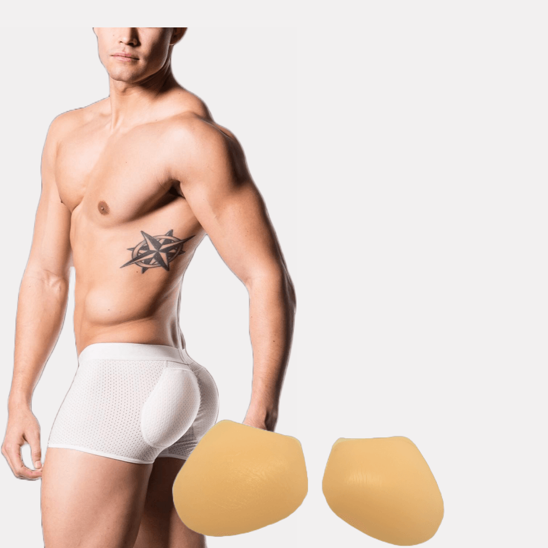 Boxer Combo: Underwear & Silicone Pads - Butt Booster LLC