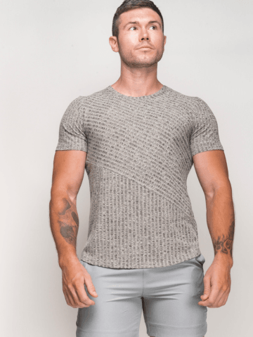 Texture Crewneck T-shirt - Butt Booster LLC