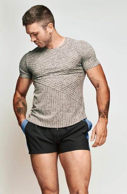 Texture Crewneck T-shirt - Butt Booster LLC