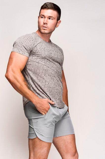 Texture Crewneck T-shirt - Butt Booster LLC