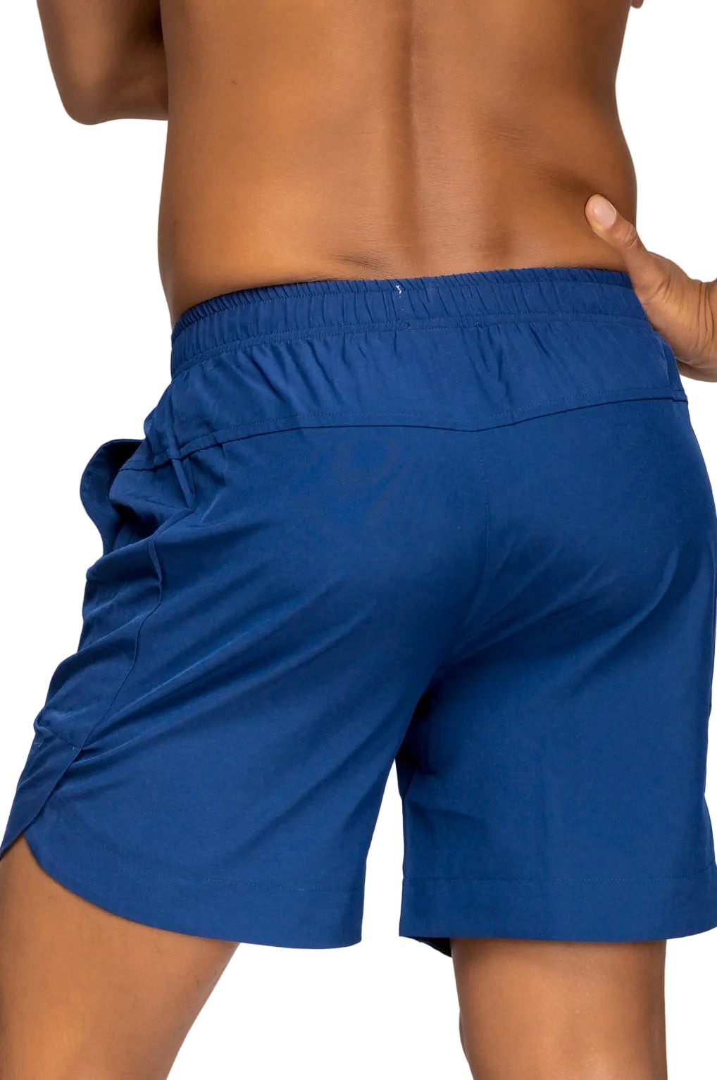 Mens shorts activewear split hem