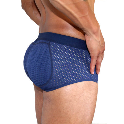 ButtboosterLLC.com Briefs-Pads Combo Men's Padded Butt Lifting Spandex Enhancing  Underwear (Small, Black) in Saudi Arabia