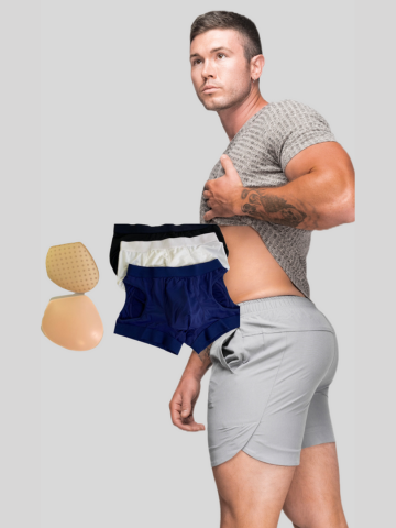 Padded Underpants For Men Boxer Mens Package And Butt Padded Underwear  Enhancing Trunks Mesh Breathable With Hipup Removable Front And Hip Pads  230826 From Lu04, $11.81