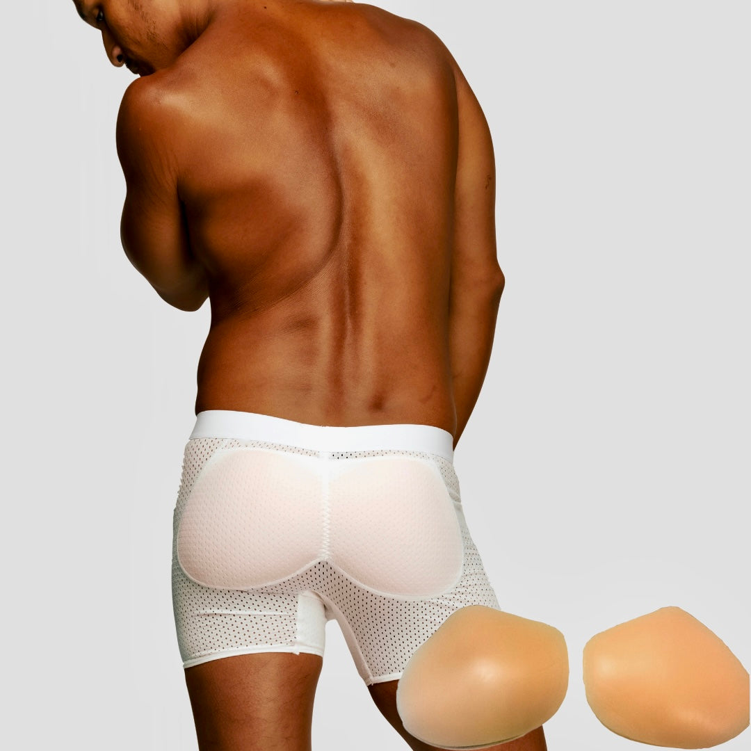 Boxers Buttbooster Underwear & Silicone Pads (COMBO)