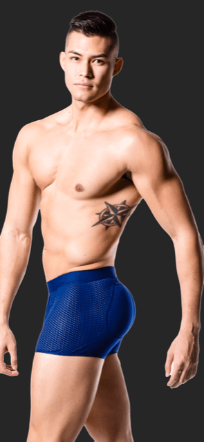Boxers Butt Booster Underwear Mesh