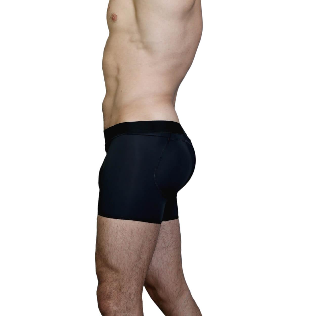 Boxers Mesh Underwear & silicone  Pads (Combo) -  Butt Booster LLC