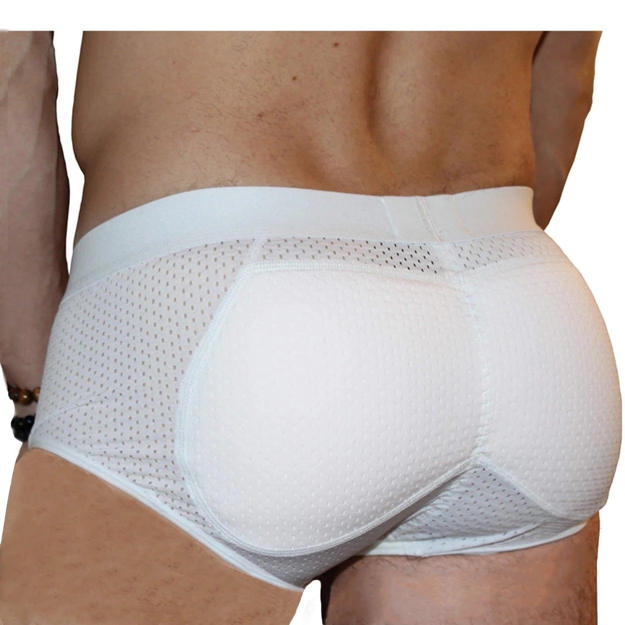 Men's Mesh Briefs Underwear + Pads  Butt Booster System – Butt Booster LLC