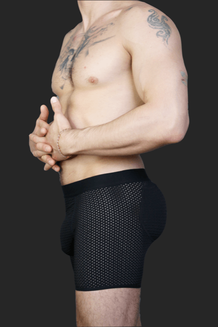 Boxers Butt Booster Underwear Mesh