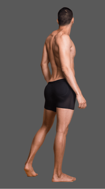 Boxers Butt Booster Underwear Mesh