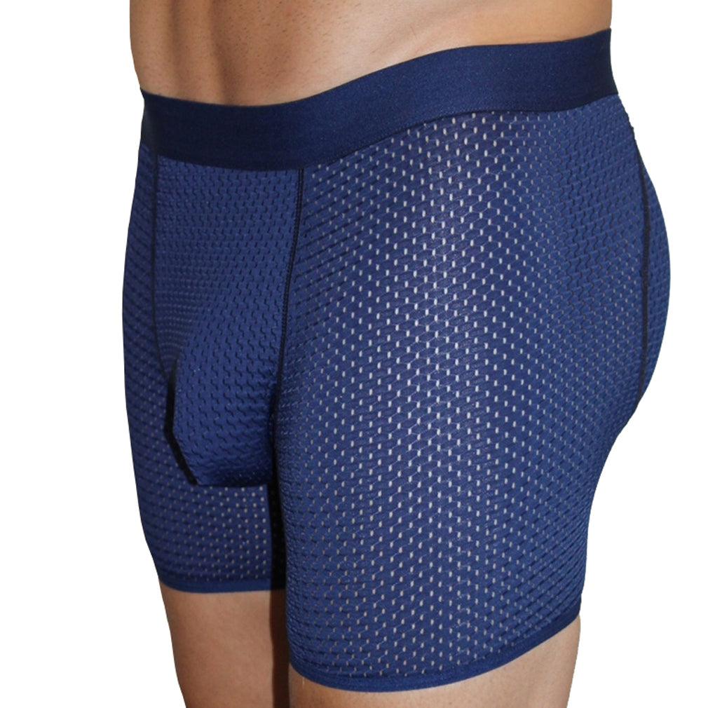 Boxers Mesh Underwear & silicone  Pads (Combo) -  Butt Booster LLC