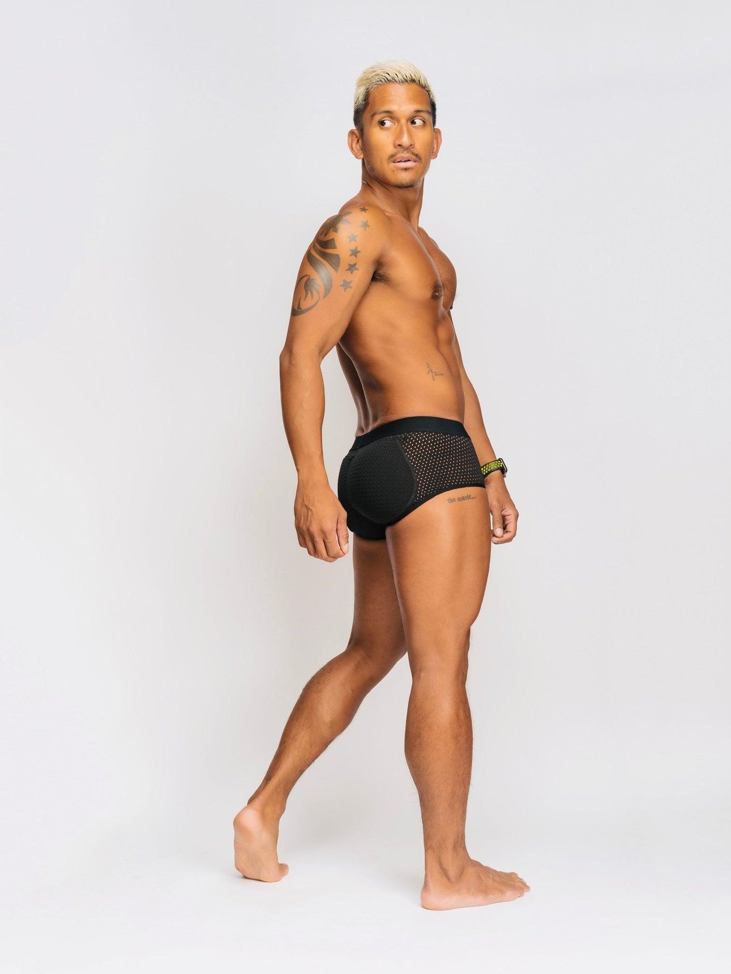 Men's Spandex Boxers Underwear + Pads  Butt Booster System – Butt Booster  LLC